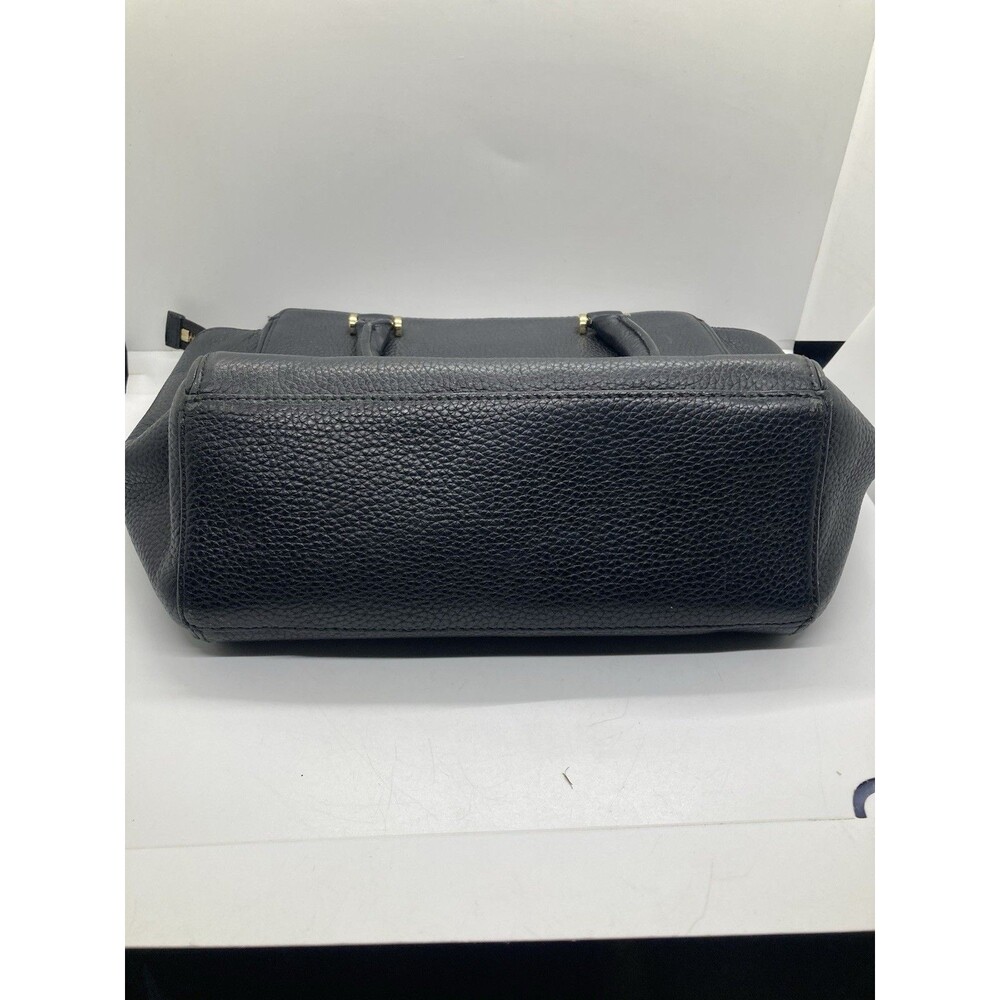 KATE SPADE NEW YORK ALLYN CHESTER STREET BAG SATCHEL PEBBLED LEATHER BLACK - Picture 9 of 13